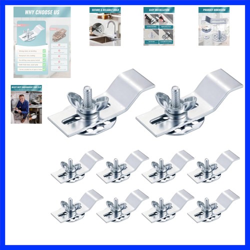 Undermount sink clips - sink, pack