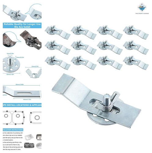 Sink clips kit pack - kit, 12