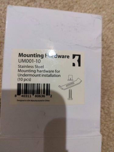 Undermount sink clips - undermount,