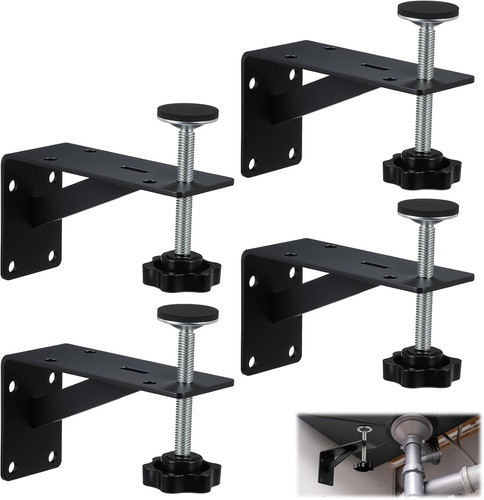 Black adjustable undermount - black,